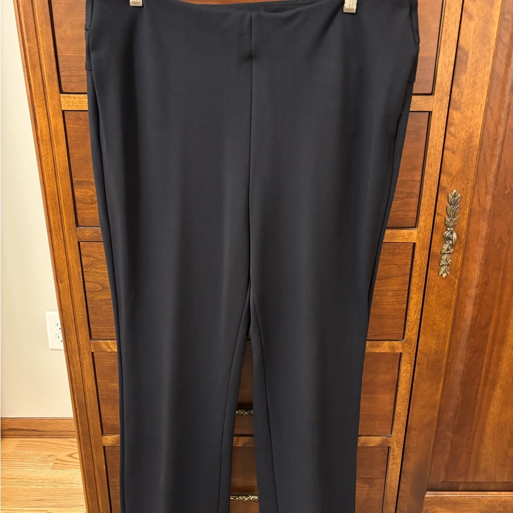 Soft Surroundings Classic Navy Women's Trousers